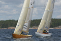 Kisen FIN 15 ja Pohjantähti FIN 12 Helsinki regatta 2014