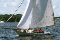Hild Riddarfjärden, Stockholm, Gaff Yacht Society regatta 2003.