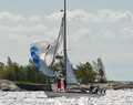 Itämeren 8m Tita, spinnuogelma joka päättyi onnellisesti
Östersjö 8m Tita, spinnaker problems