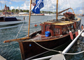 Oden Nynäshamnin Tukholman Olympialaisten muistoregatassa 2012.  Oden at the Stocksholm Olympic´s 100 years memorial regatta at Nynäshamn 2012. 