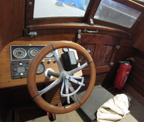 Lintu Kotkan Puuvenekeskuksessa vuonna 2018.