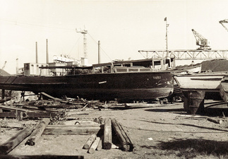 Hanasaari 1955. Kuva: V.S. Salokangas, Helsingin kaupungin kuva-arkisto