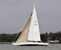 Pauleena FIN-2097, Lancing 47. Design Hans Groop, M&A Seppälän Veneveistämö 1980