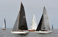 E16 bypassed Goose, and FIN49, Sara af Hangö. On the left side of the picture is a boat with black mainsail - that's FIN43, Wire, which appears in later pictures in good position.