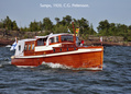 Sampo Helsingissä 2011. Sammon alkuperää ei tunneta. Vene on Saimaalla.