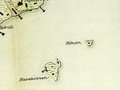 Haneholmen 1876. Helsingin kaupunginarkisto, kaupunkisuunnitteluvirasto, asemakaavaosaston arkisto. Osa kartasta