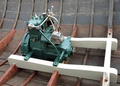 Wickström kunnostetussa kalastajaveneessä *** Wickström motor, one cylinder, probably from the 1950´s