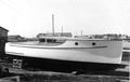 Palmroosin veistämön tekemä vene Uudestakaupungista 1920-luku - A boat constructed by the Palmroos boatyard in Nystad, in the 1920's