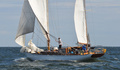 FIN 5035 Navigator ex Clipper, Design Jarl Lindblom, constr Åbo Båtvarv 1947. Shampanjaregatta 2012