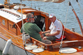 Finest, built 1886 in Scotland. The yacht is for sale.