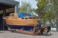 Summalainen moottorivene Summan Mutikka, Teuvo Seppalä - Motorboat by Teuvo Seppälä, Summa-village,at eastern Gulf of Finland.