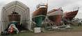 Vasemmalla - on the left Warma, Varen G.L. Watson 1961, Vera Violetta Norway 1975, Albertina Ö 10 m Wilenius båtvarv 1938.