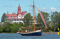 Kahvelijahti INGRID, rakennettu Tanskassa 1932 - Gaff yacht INGRID, built in Denmark in 1932.