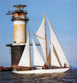 Vanemuine ex Albatross V at Tallinn lighthouse, about 1960's. Foto: www.kipper.ee