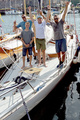 Crew of Lea Berenice (Universal Rule 7,5 m, constructed in 1908 by Åbo Båtvarv),  3rd at LYS 2 - category.