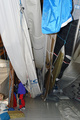 Nyländska Jaktklubben, Blekholm. Purjeiden kuivaushalli --- Drying sails