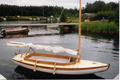 Bagatelle, pojkbåt, C.O. Liljegren 1912. Foto: JR