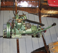 Albin moottori uudistetussa snipa'ssa. Alkuperä tuntematon.
Albin motor in renovated boat - the origin is unknown