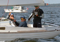 Ensimmäisen ja toisen lähdön voittajat - The winner of the first and second start.
