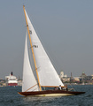 Ursula, saaristoristeilijä 55 m2, design Gösta Kyntzell, Kristiinankaupunki 1922