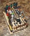Työkalupakki, design Juha Tiira  -  toolbox designed by the master Juha Tiira  