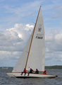Nordic 6 m yacht Sjöhäxan, FIN 58, Sven Abrahamnsson 1945