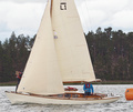 Gullkronakryssare Skua participated the Airisto Classic Regatta in 2020. Photo: JR